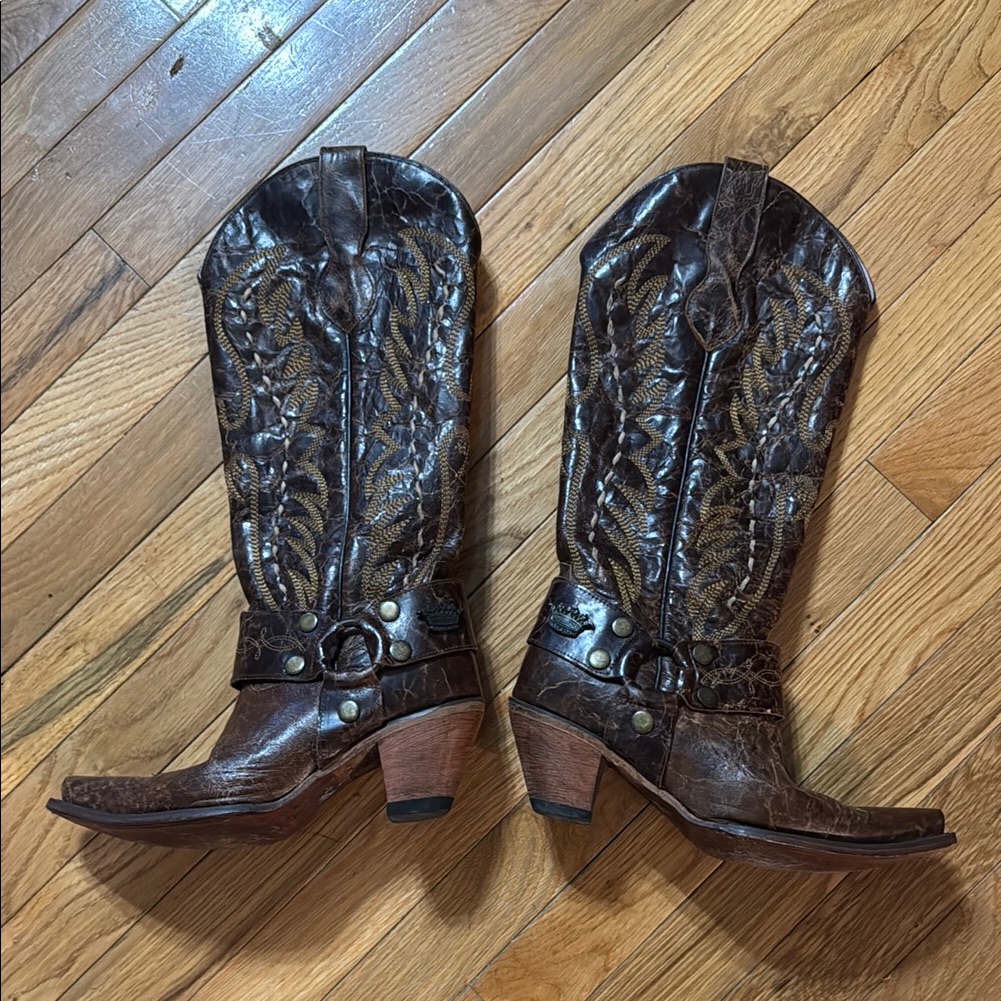 Junk Gypsy Brown Western Leather Boots